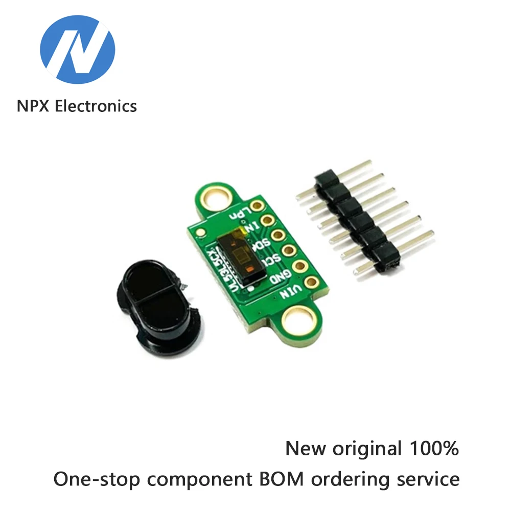 

VL53L5X V2 TOF Wide Field-of-View Flight Time Multi-Region Laser Distance Measurement Sensor Module VL53L5CX