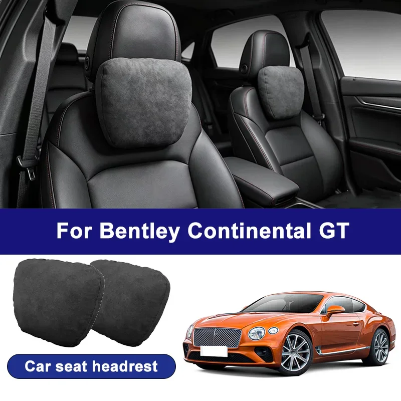 

For Bentley Continental GT car headrests,soft universal adjustable car seat pillows,car neck pillow cushions,car accessory
