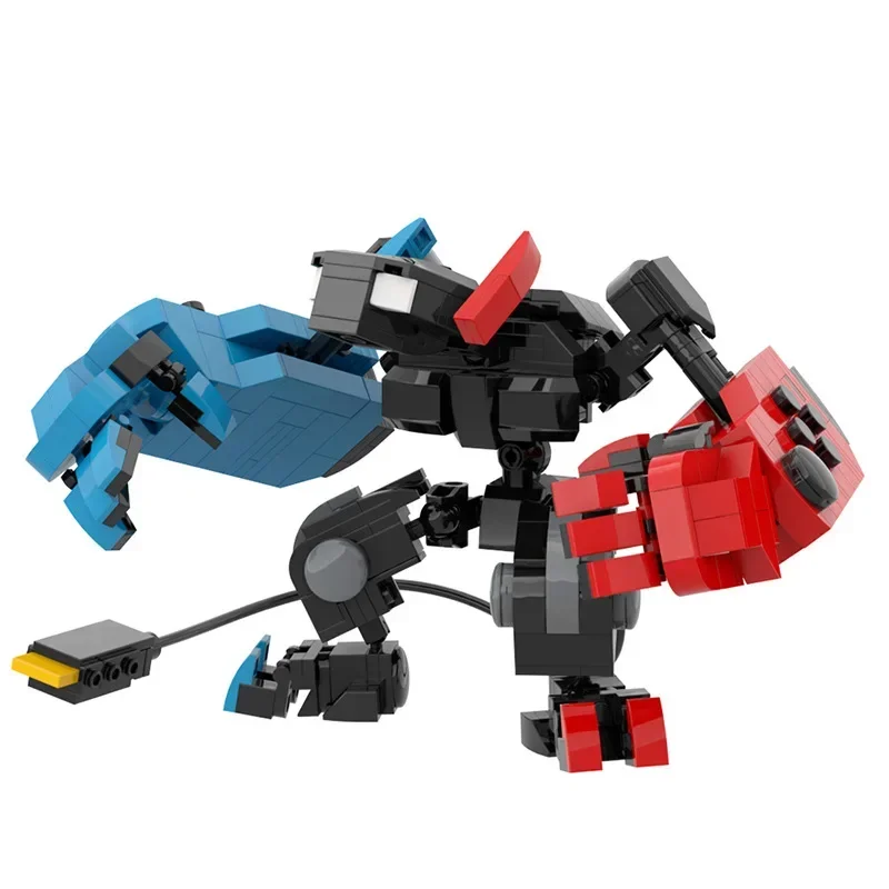 IDEA Series Creative Game Robot Building Block MOC Game Machine Shape-shifting Mecha Assembly Model Puzzle Kid Toy Birthday Gift