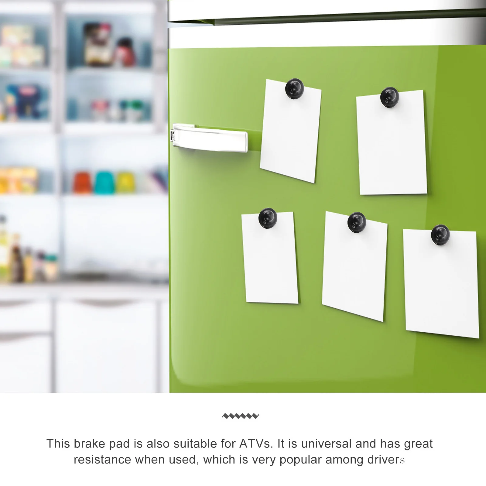 10 قطع من مغناطيس الثلاجة للمكتب المنزلي، جودة غير قابلة للانزلاق، بلاستيك محمول، خفيف الوزن، سهل الحمل، مغناطيس الثلاجة #6