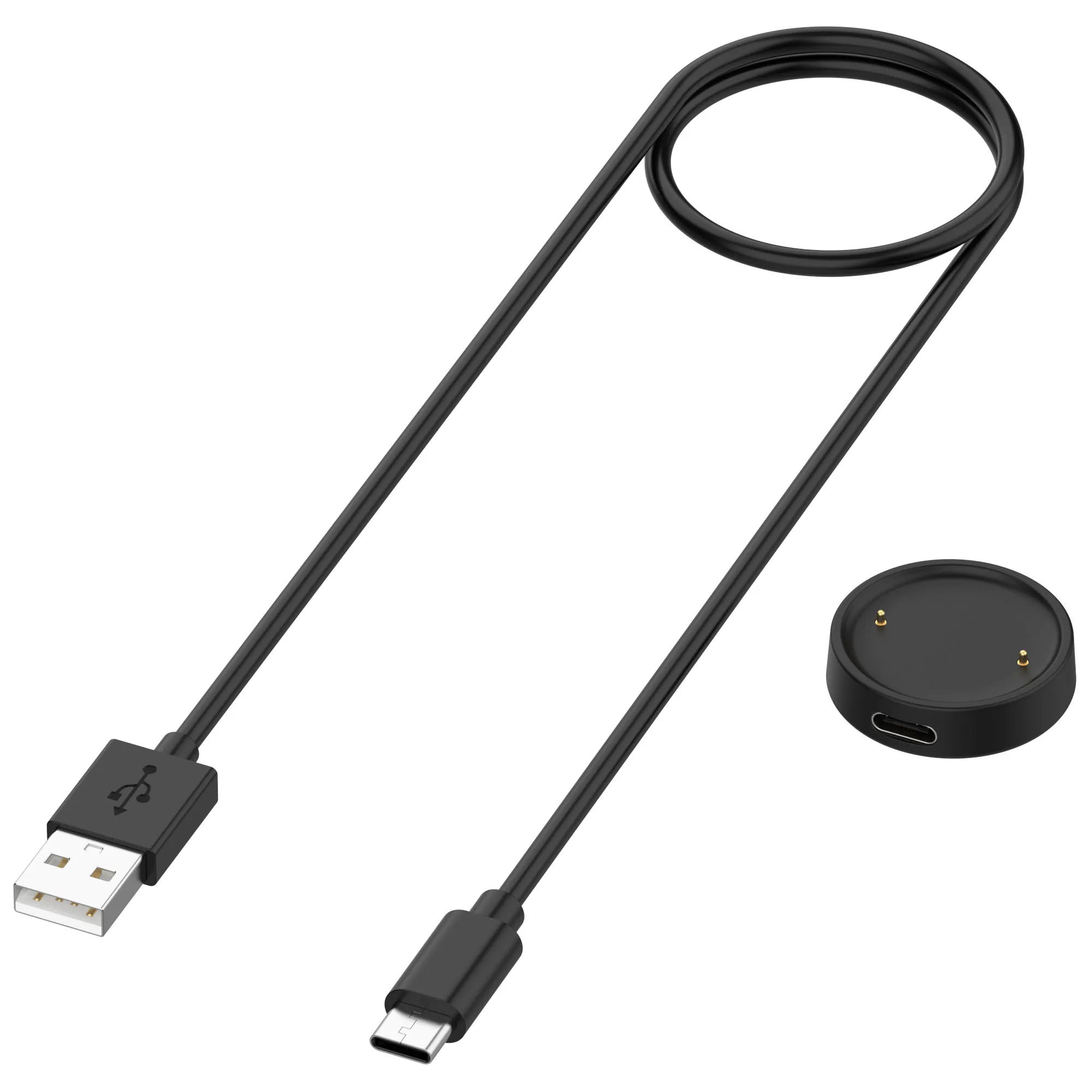 Base Di Ricarica Di Ricambio Per Amazfit Active2 A2437 – In ABS, Compatta E Stabile, Con Cavo USB Incluso