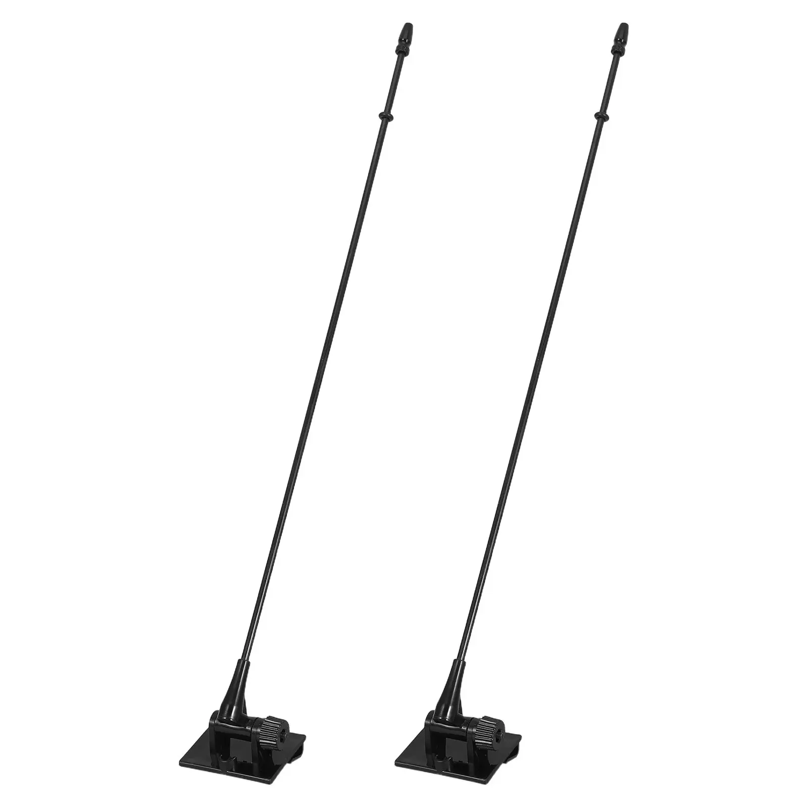 

2Pcs Car Flag Pole Mount Adjustable Automotive Flag Holder Clip Exterior Vehicle Trunk Lid Hood Flagpole Hardware Outdoor