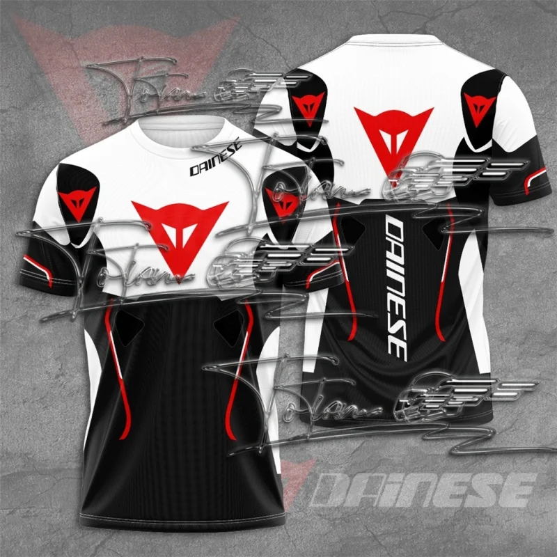 

Summer Latest Trend Fashion Motorcycle Men's T-shirt Short Sleeve Daily Street Motorcycle Hip Hop Personalized Racing Jacket Top