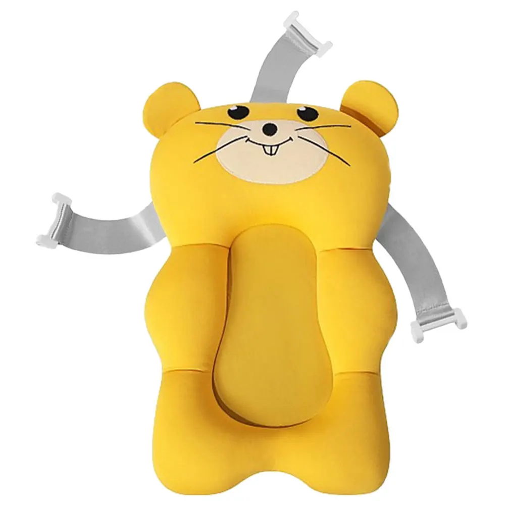 

Baby Bath Cushion Floating Non-Skid Infant Shower Support Pad Cartoon Bath Seat Bathtub Mat Baby Shower Support Pad