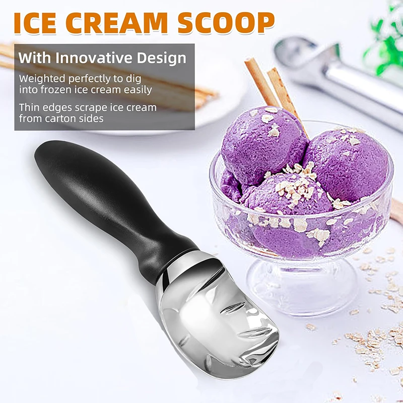 Watermelon Ice Cream Digger Scoop Kitchen Gadget Zinc Alloy Digging Ball Spoon Ice Cream Dessert Spoon for Home Restaurat