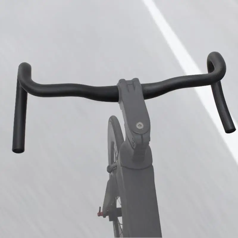 Drop Bar Handlebars 31.8mm Aluminum Alloy Bent Bicycles Handlebars Curved Design Heavy Duty Fixed Handlebars Drop Bar Gear