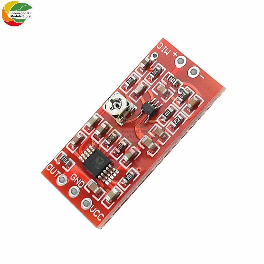 MAX4466 Electret Microphone Amplifier Board Pickup Module With SSM2167 Voice Compression Amplifier Module