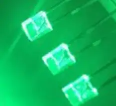 100PCS Square Transparent Cover LED 2*3*4 2*5*7 Green Blue Red Yellow High Bright White Bead Light Emitting Diode 2x3x4 2x5x7