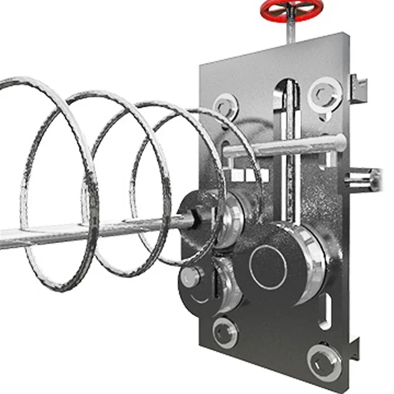 Machine à redresser noyau pys, machine à redresser circulaire cerceau renfort en spirale