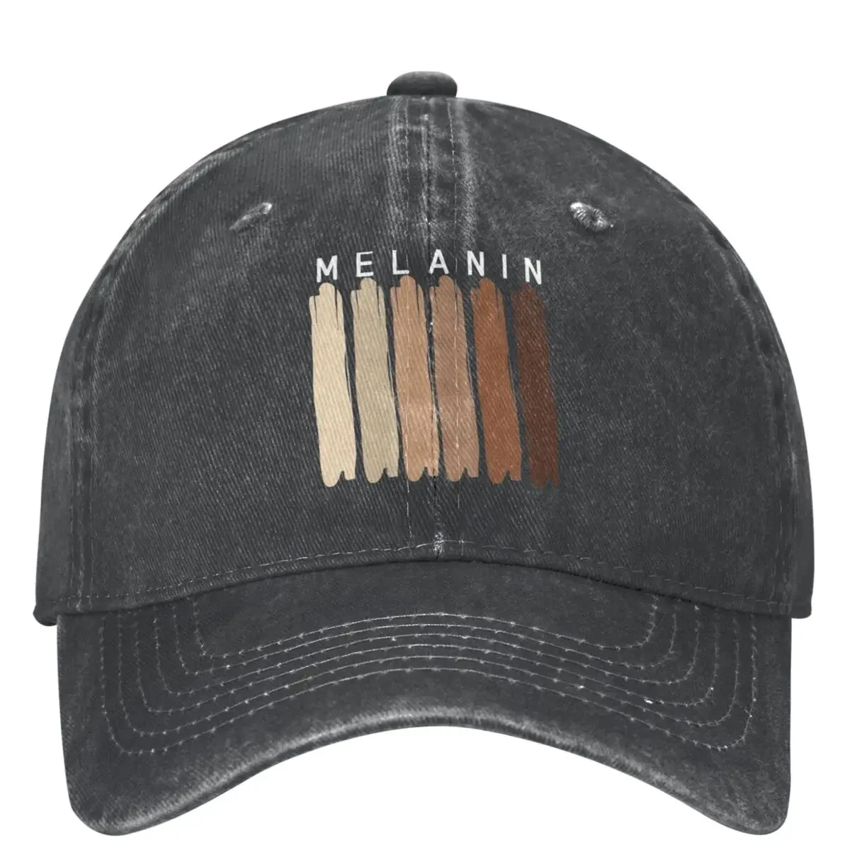 Melanin Shades Black Pride Baseball Cap Outfit For Men Women Vintage Hats Black History Month Sun Cap Adjustable