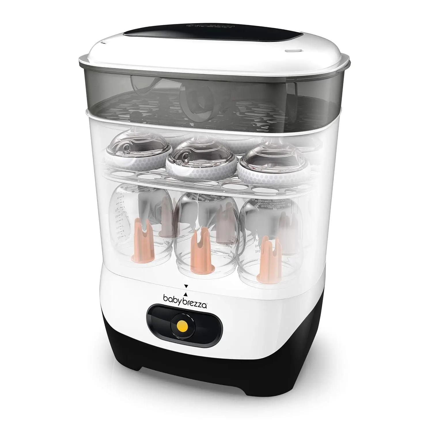 

4-in-1 Baby Bottle Sterilizer: Electric Steam for Pacifiers, Breast Pump Parts & All Bottles