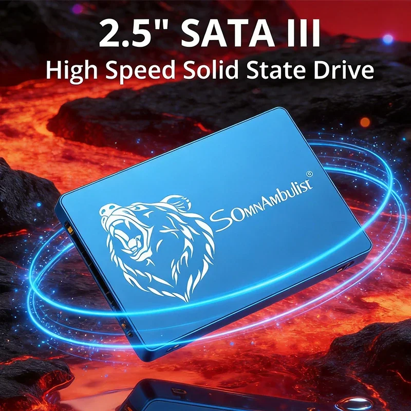 

SomnAmbulist Sata3 SSD 1TB 2TB SSD Solid State Drive 128GB 240GB 256GB 480GB 512GB 960GB for Laptop Desktop Solid State Drive