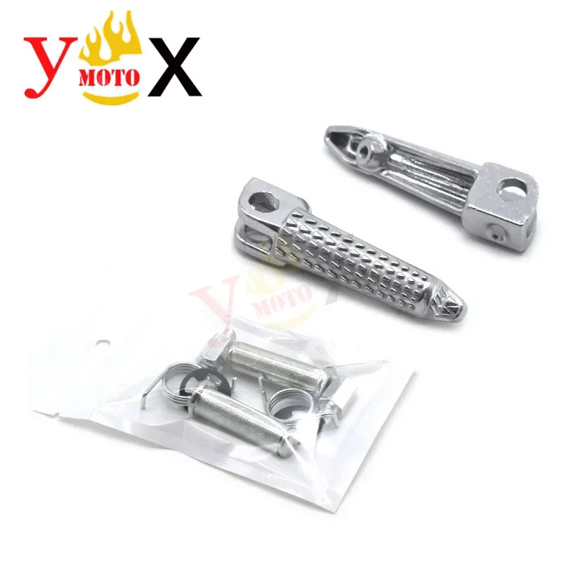 Motorcycle Front Footrest Foot Pegs Foot Rest Pedals For Kawasaki ZX6R 2003-2013 ZX10R 2004-13 ZX9R 1998-03 Z1000 Z750 ER6N ER6F - view 2