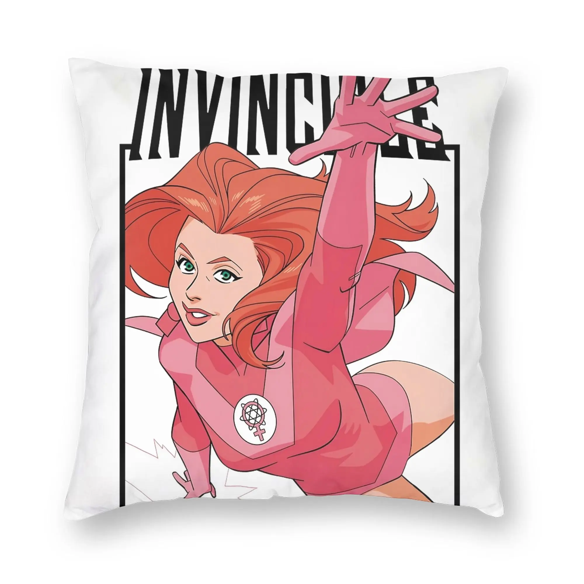 Invincible Atom Eve Fan Art Pillowcase Soft Fabric Cushion Cover Decoration  Pillow Case Cover Home Square 45X45cm