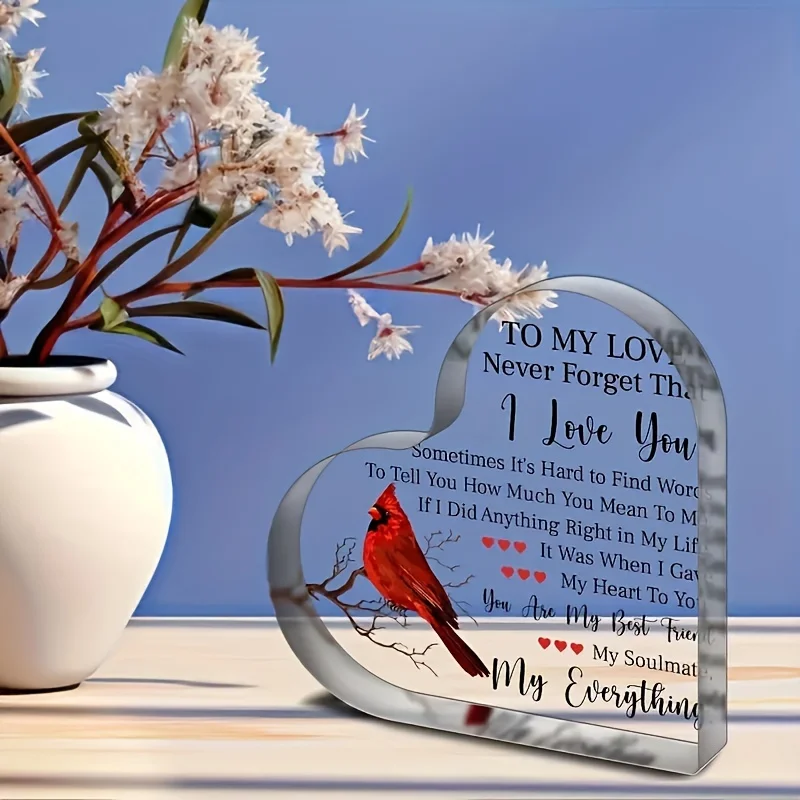 قطعة واحدة، هدية رومانسية، هدية أكريليك لحبها، هدايا صديقها الرومانسية، أفكار هدايا لطيفة للذكرى السنوية لعيد الحب