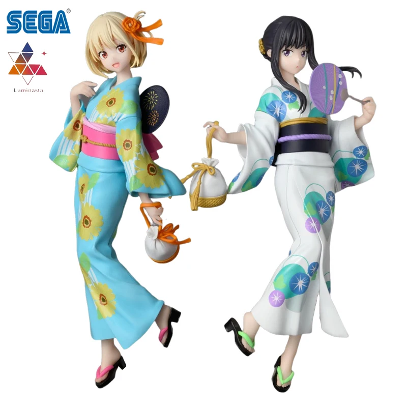 

SEGA Luminasta Lycoris Recoil Nishikigi Chisato Inoue Takina-Festivities Yukata-ПВХ аниме фигурки модель коллекция игрушек