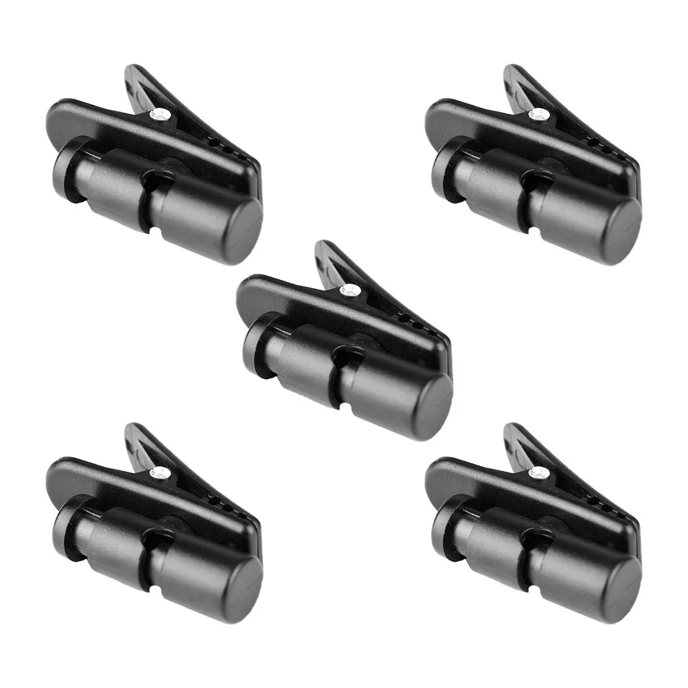 

5Pcs Cable Cord Clip Holder Microphone Clips for Earphone Wire USB Headphone Cord Management Lapel Wire Clip for Stage Classroom