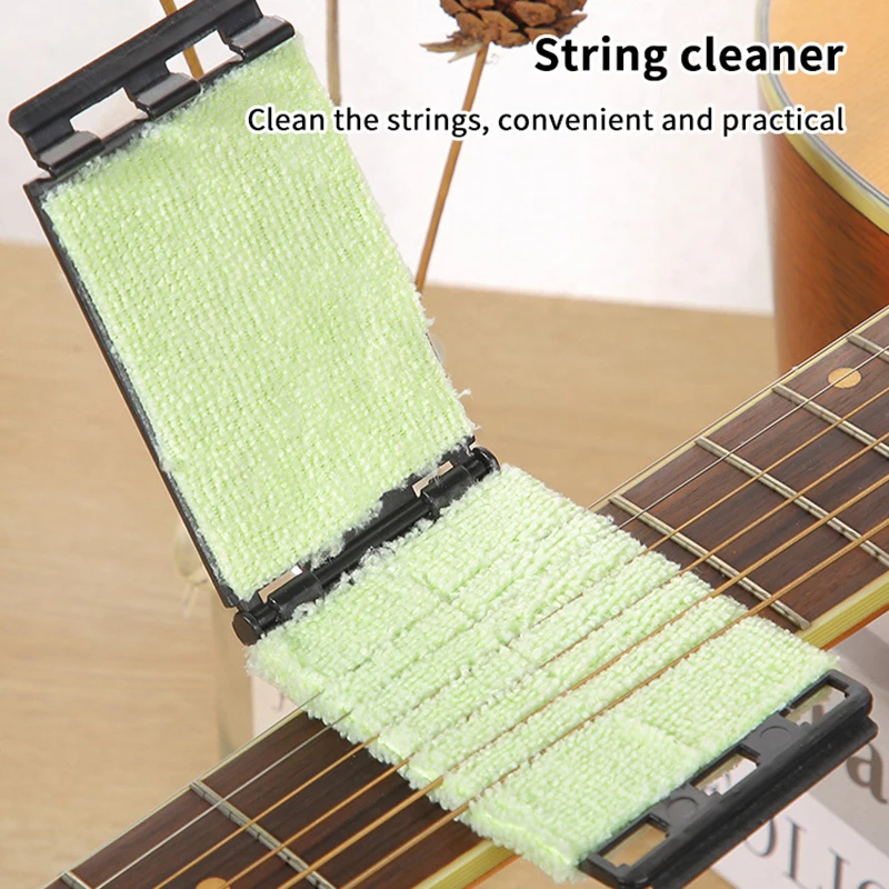 

Guitar String Cleaner Clean Fretboard Cloth Tool For Violin Bass Ukulele Electric Guitars Maintenance Care
