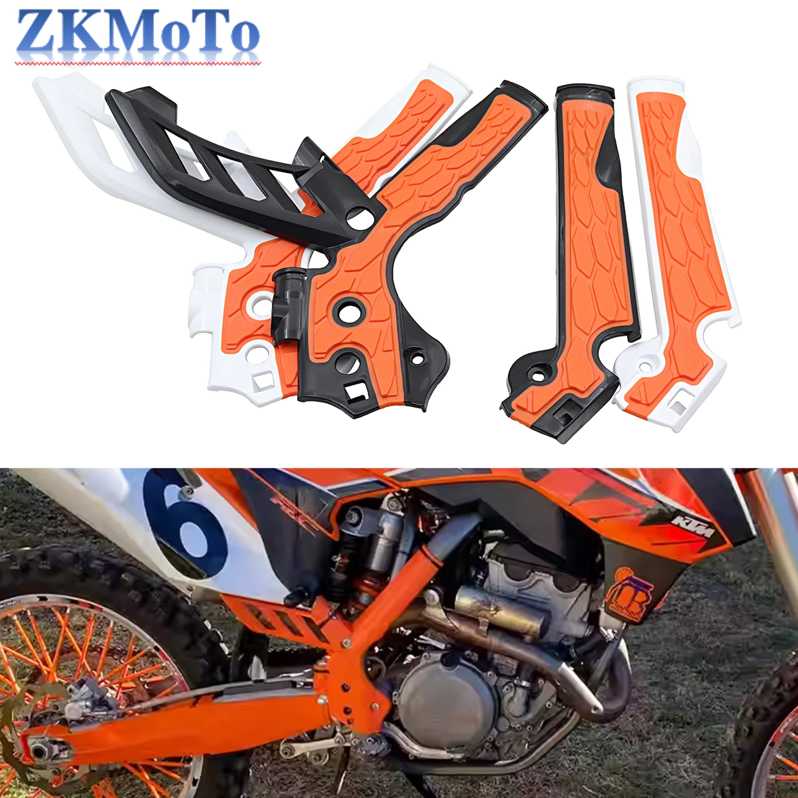 Motorcycle Frame Plastic Protective Cover For KTM XCW XCFW SX SXF EXC EXCF 125 150 250 350 400 450 500 2011 2012 2013 2014-2016