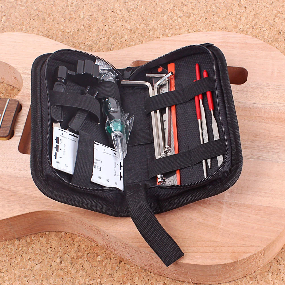 

Guitar Tool Kit String Organizer String Repairing Maintenance Tools Set Guitar Setup Kit String Repairing Tools