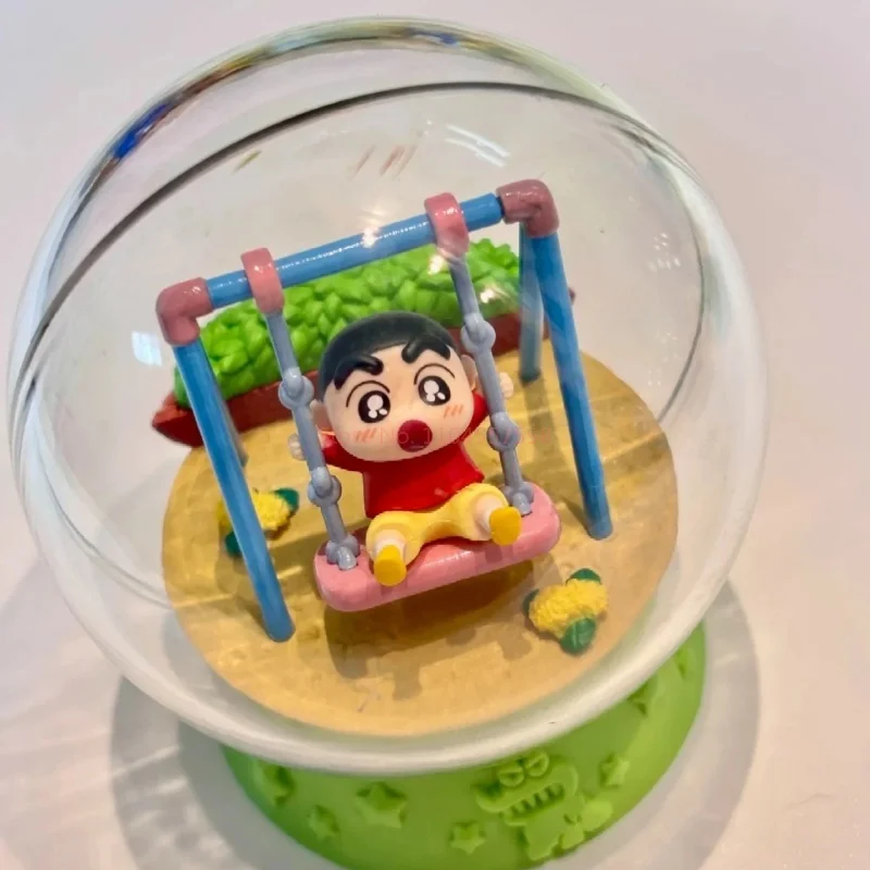 Nuevo Original Re-Ment Crayon Shin-Chan botella escena 2 serie de botellas en miniatura diarias figura de acción montaje caja ciega Juguetes