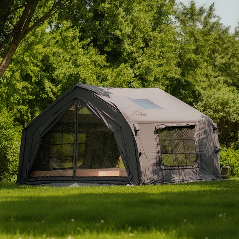 

Надувная сферическая палатка Coody 10.0 Air Tent-Gray из хлопка, всесезонная, для кемпинга на открытом воздухе, водонепроницаемая, быстрая установка, оптом