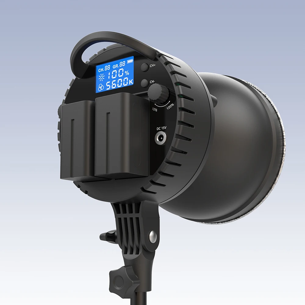 Bi-color 60W Portable led studio video light camera photographic lighting for video shooting with remote control