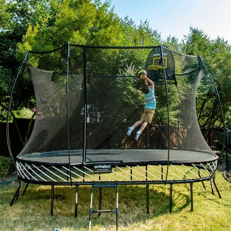 

m Customized fitness recreation trampoline indoor adult children in ground trampoline l