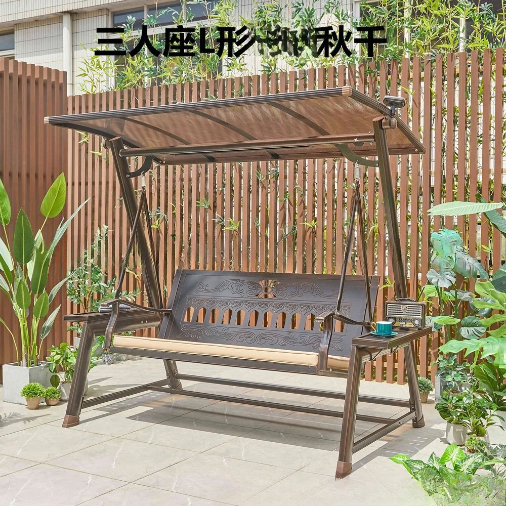 Outdoor swing chair, outdoor courtyard sub-balcony household simple double swing chair