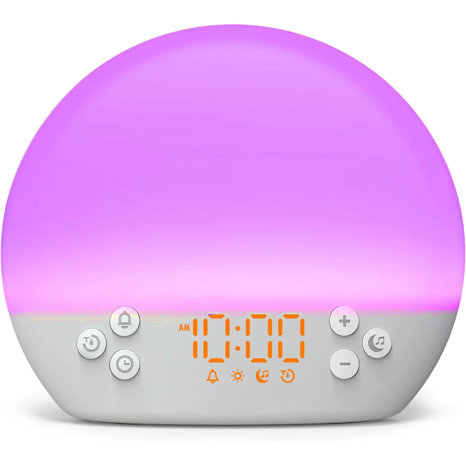 

Awakening Wake Up Light Sunrise Alarm Clock Table Clock Dimmable with 8 Light Modes Night Lamp 30 Sound Sleep Timer Night Light