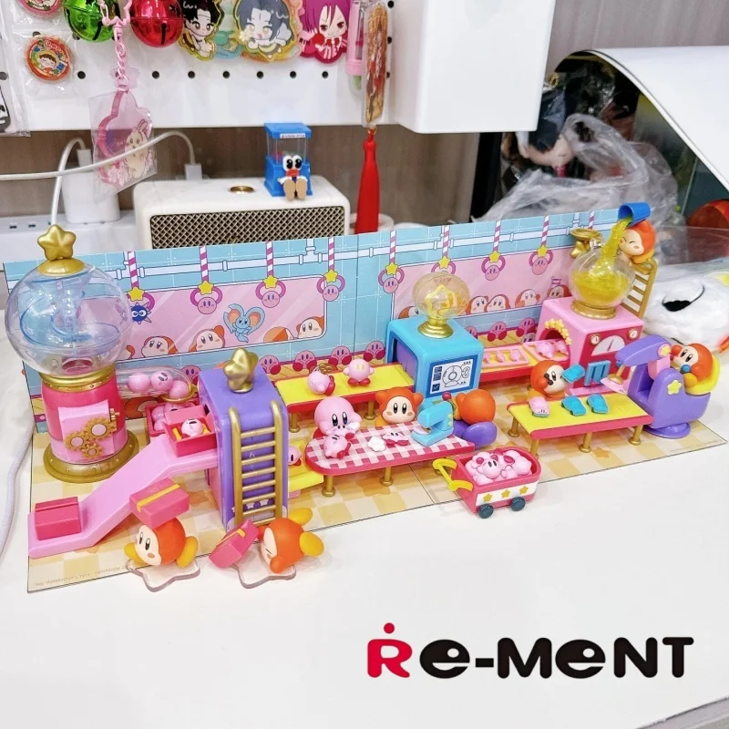 リーメント ワドルディの玩具工場 カービィ ブラインドボックス ミニチュアシーン キャンディトイ コレクタブルオーナメント 子供向けギフト アクションフィギュア