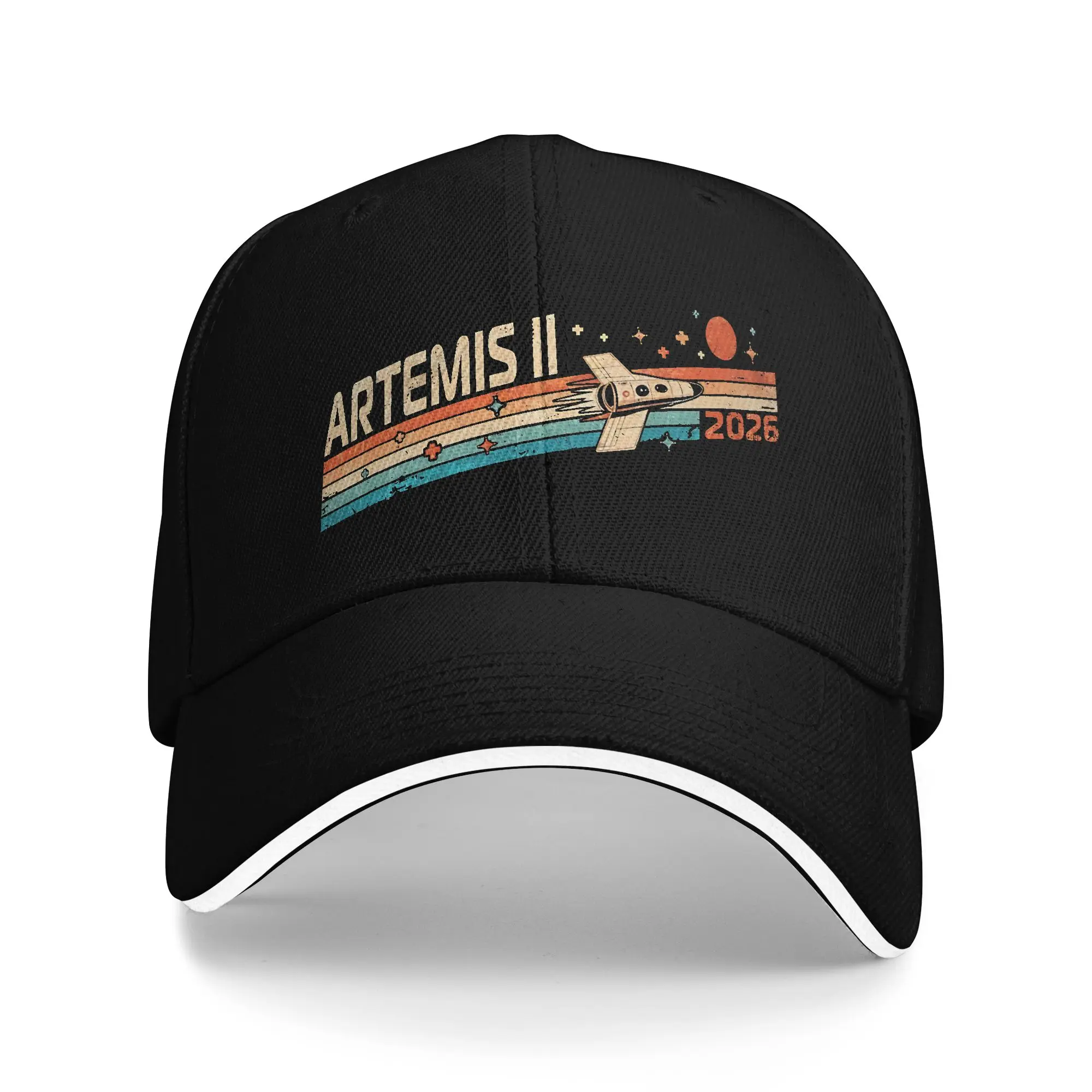 Summer Baseball Caps Artemis II Mission To The Moon 2026 Artemis 2  Merch For Men Women Trucker Cap Retro  Sun Cap