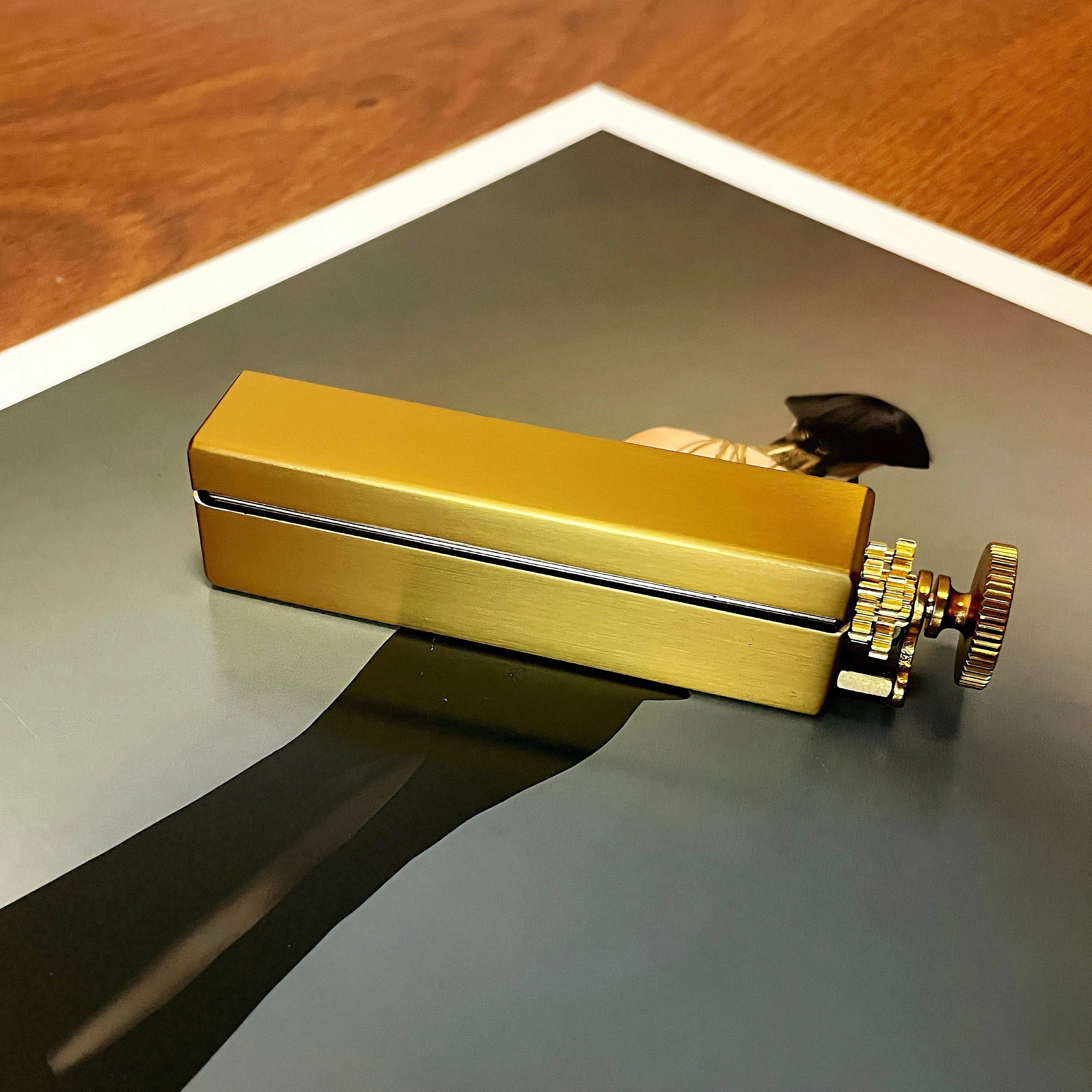 φ6mm Classic Solid Brass Cigaretts Rolling Machine Slim Smoke Hand Manual slim Tobacco Roller Handmade Can Fit 70mm Rollie Paper - view 5