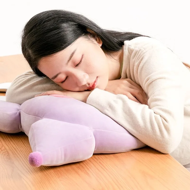 New Sanrio Kuromi Cinnamoroll Pillow Bed Soft Sense of Luxury Girly Heart Creativity Kawaii Anime Cartoon Gifts for Girls