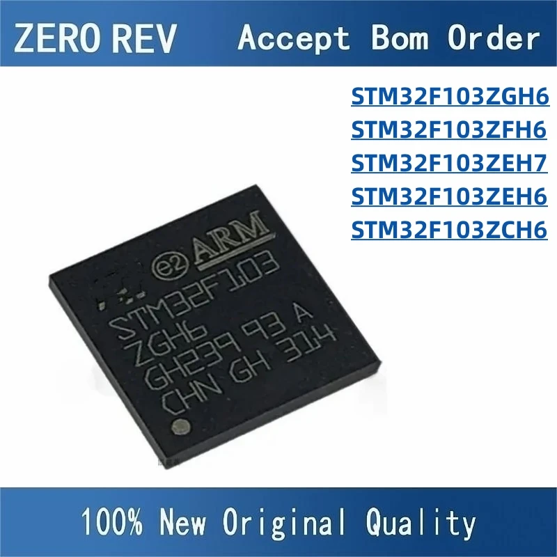 

100% New STM32F103ZGH6 STM32F103ZFH6 STM32F103ZEH7 STM32F103ZEH6 STM32F103ZCH6 LFBGA144 Brand new original chips ic