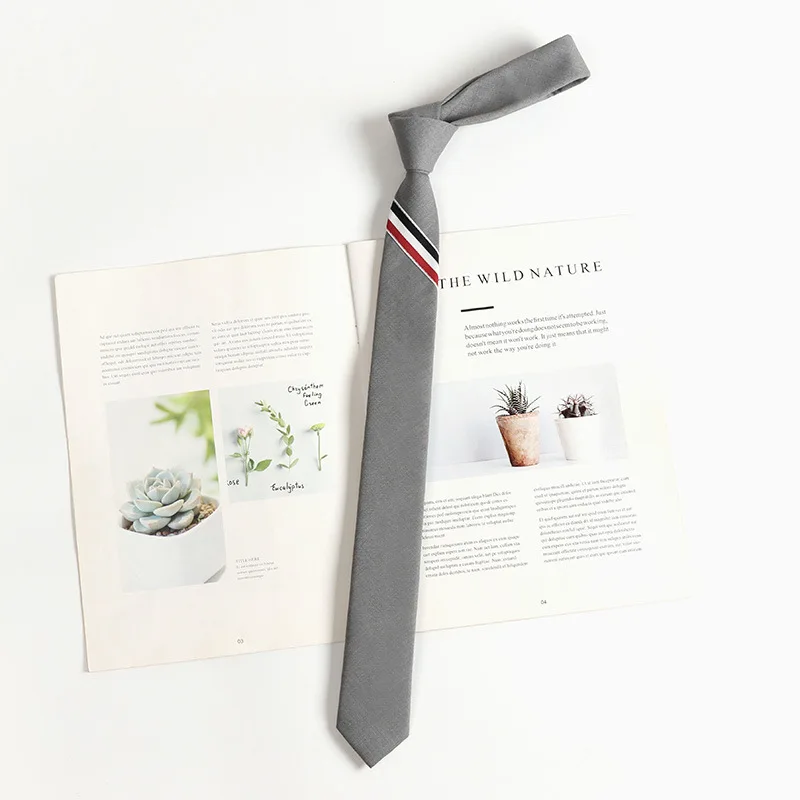 للجنسين أسود ثلاثي الألوان شريط الأمن التعادل موحدة قميص دعوى ربطات العنق ستيوارد ماتي جنازة كسول رباطات للرقبة الرجال النساء الطلاب