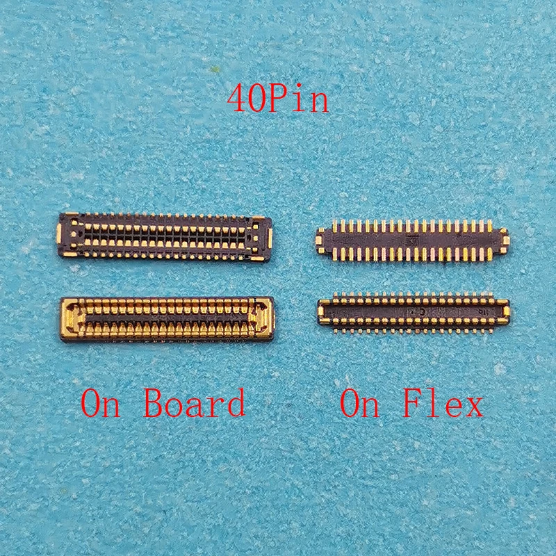 

2Pcs 40pin LCD Display Screen FPC Connector On Board For Huawei Mate 30 40 Pro/Mate 40Pro/Mate40 Lite/P40 Pro/Enjoy 10S 20 Plus