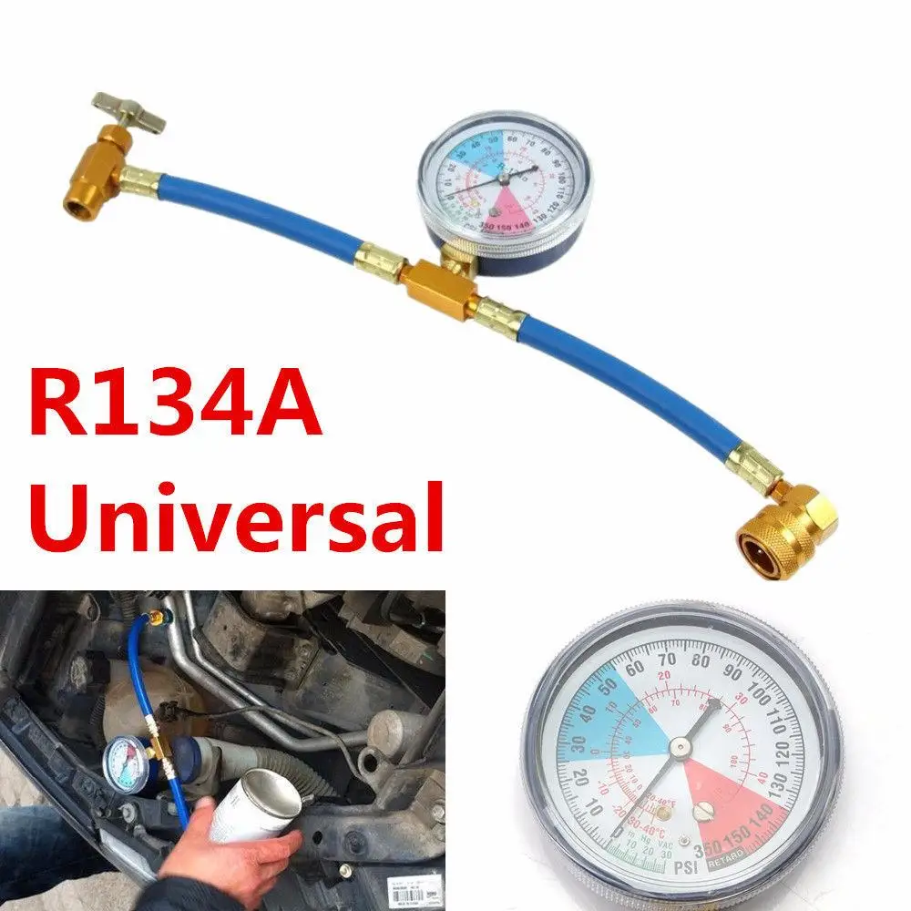 AC Refrigerants Charging Hose Pipe Quick Coupling Auto Air Conditioning Connector for Car Maintenance