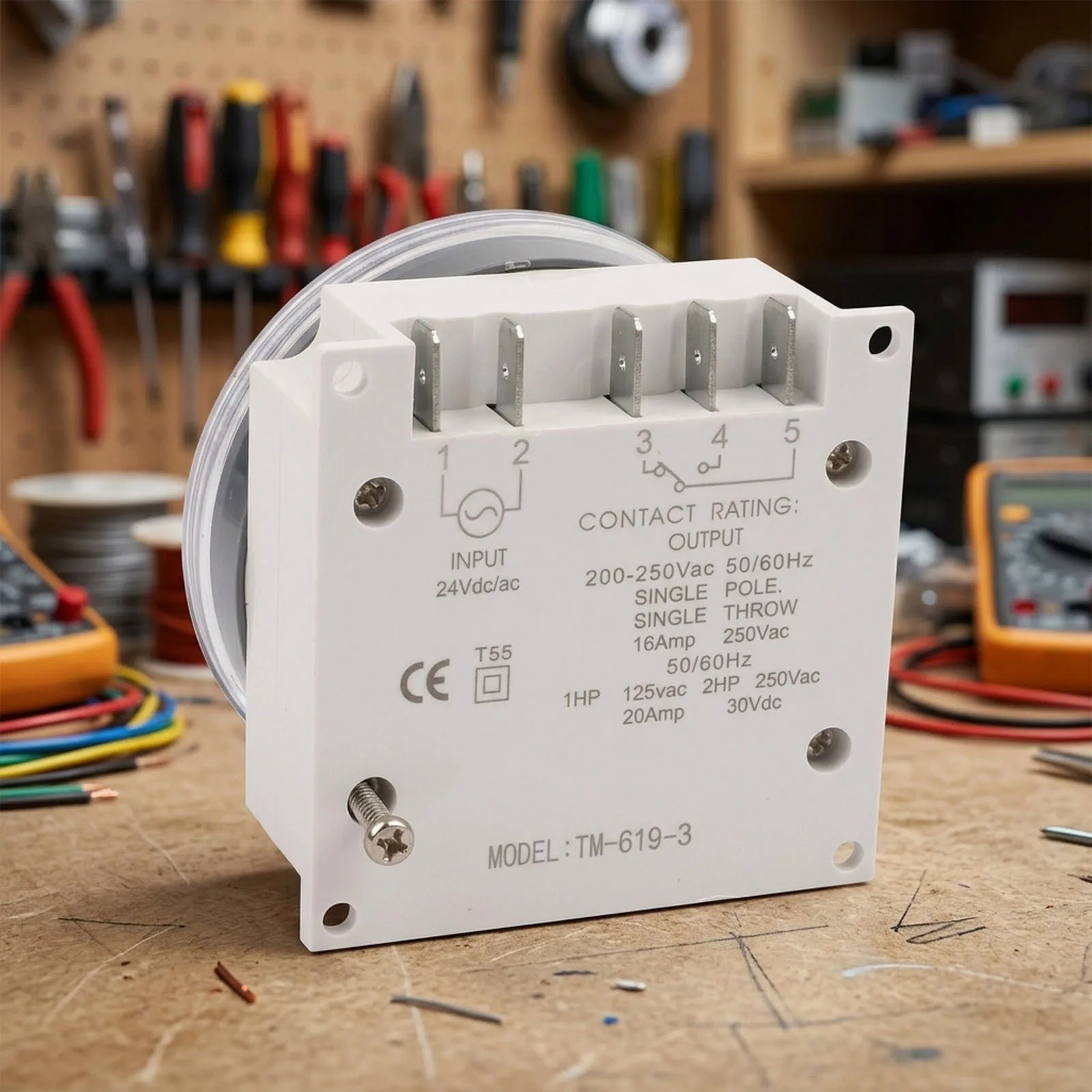 TM619 Time Switch 7-day Programmable Cyclic Timing Intelligent Time- Controller Digital LCD Power Timer Switch