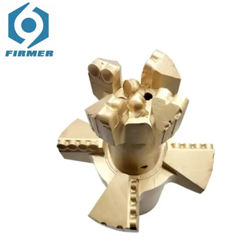 Broca 75 Mm- 200 mm Pdc Raspador Torre Broca com Camadas Placa Composta de Diamante Granito Óleo Poço Perfuração Diâmetro