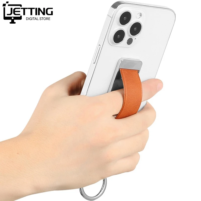 

1pc Cellphone Finger Kickstand Universal Mobile Phone Finger Strap Grip Smartphone Finger Holder Grip Telescopic Holder Grip