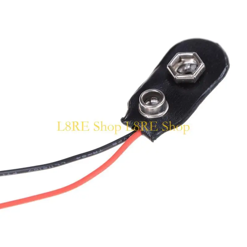 L8RE 10 pezzi I-Type 9V Connettore con fibbia per fibbia batteria soft per shell utilizzato in Student Experim