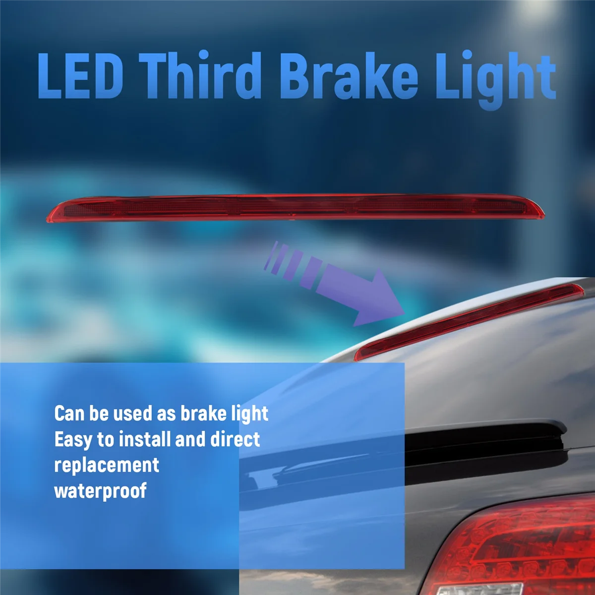 مصباح فرامل ثالث ليد عالي المستوى للسيارة ، مصباح خلفي لأودي A6 Avant S6 c996-1.2 ، 4f45097