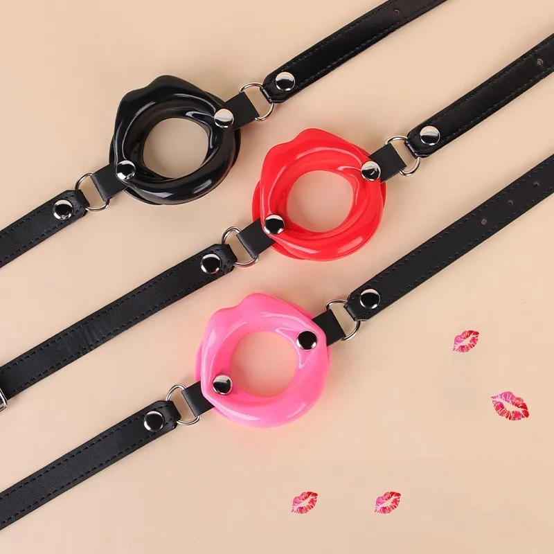 Female Appliance Soft Safety Silicone Open Mouth Gag Fetish BDSM Bondage Erotic Sex Toys for Women Couples Adult Accessoires Sex