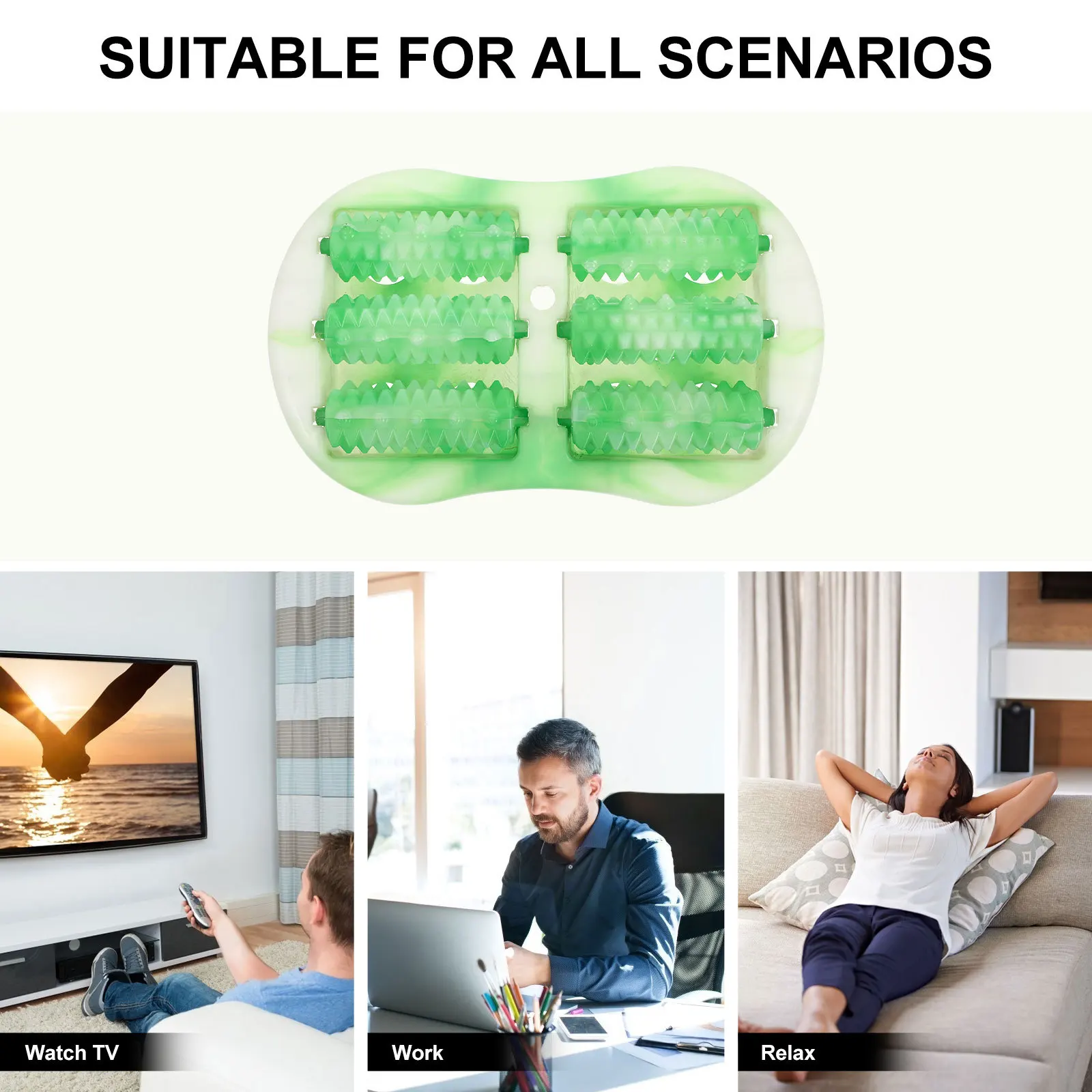 

Роликовый массажер для ног, массажер для ног, инструмент для снятия усталости, боль в суставах, улучшение кровообращения, компактный домашний массаж