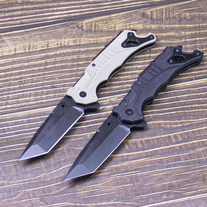 

UT01 Pocket Folding Camping Knife 8cr13 Blade G10 Handle Handle Survival Hunting Tactical Knives Outdoor Utility Fruit EDC Tools