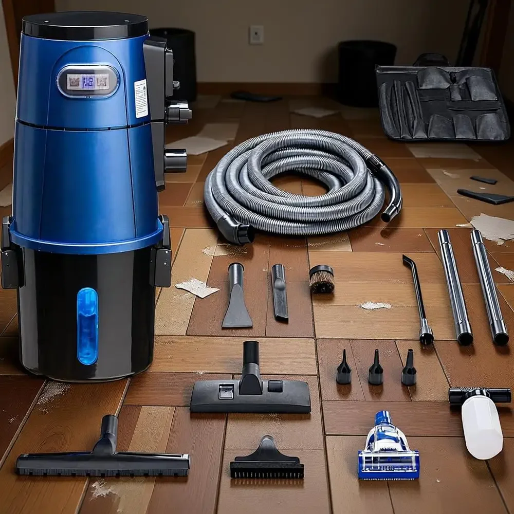 

Компактный настенный пылесос для гаража для сухой и влажной уборки