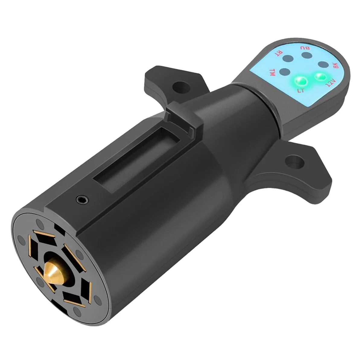 trailer light tester 7 Pin Trailer Plug Tester 7 Way Trailer Wiring Tester for RV Trailer Light Tester  Tow Wire Brake Blade 12V