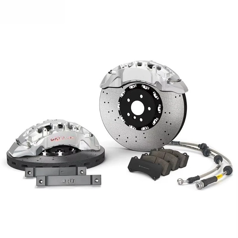 TEI SR8 8 Piston Split Forged Big Brake Kit with Carbon Ceramic Disc Option for 520 525 530 535 G30 G60 F90 E28
