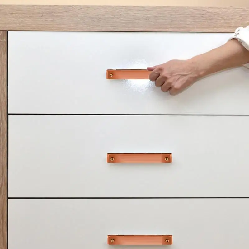 PU Leather Strap Hanger, Melhoria de Móveis, Wall Mounted Rope para Roupas e Toalha